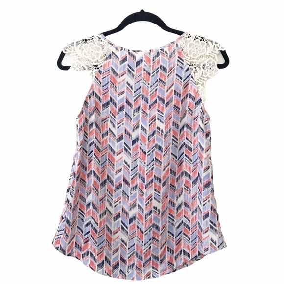 Target Xhilaration Lace Sleeve Shirt - Picture 2 of 5